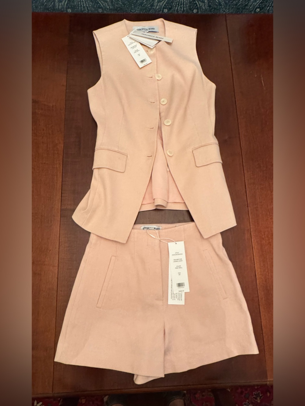 Veronica Beard ***SET*** Lois Vest with matching shorts. - Picture 7 of 14